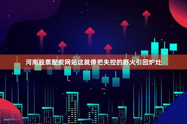 河南股票配资网站这就像把失控的野火引回炉灶